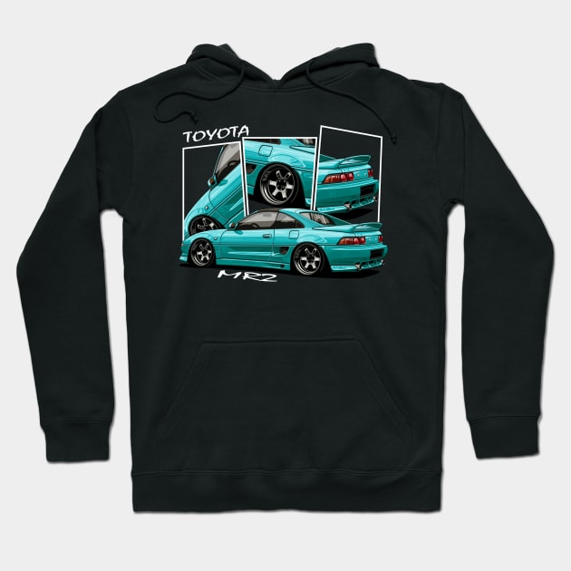 Toyota MR2, JDM Car Hoodie by T-JD